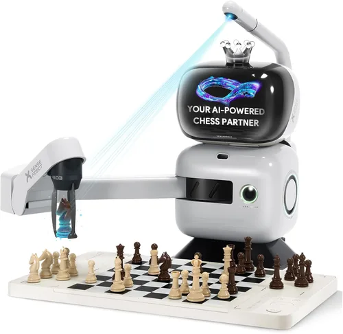 Vista 8 de SenseRobot Lite — Juego de Ajedrez Robótico con IA y Damas Internacionales (10×10) 25 Niveles de Ajedrez (Elo 200–2900), Epic Duel Elo 3200, Guía