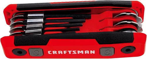 Vista 3 de CRAFTSMAN Juego de llaves hexagonales, SAE, bloqueo plegable de 8 piezas (CMHT26025)