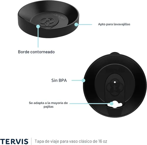 Vista 4 de Tervis Señuelos de pesca hechos en Estados Unidos, vaso aislado de doble pared para viaje mantiene las bebidas frías y calientes, 16 onzas, clásico