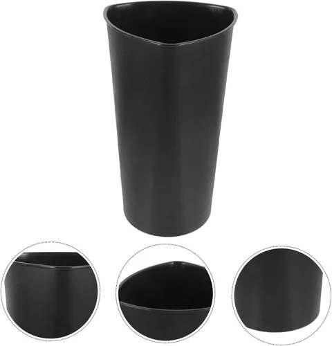 Vista 9 de Florero de plástico, negro, 20 oz