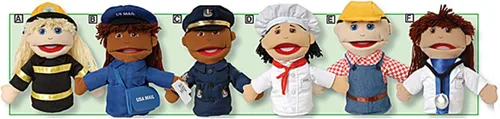 Vista 5 de Marvel MTC-318 Mtc318 - Marioneta de cocinero de diversas etnias