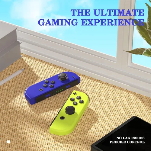 Vista 7 de YURRDE Joy Cons for Switch Controllers, Wireless Joy Con Replacement Compatible for Switch Joycons, Left and Right Switch Controller Joycon Support