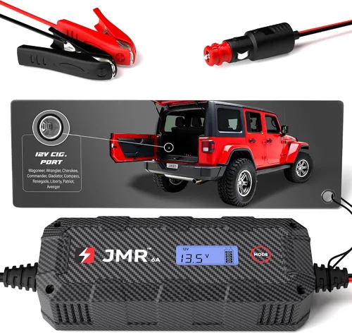 Vista 9 de Cargador de Batería JMR para Jeep Wagoneer, Wrangler, Cherokee, Commander, Gladiator, Compass, Renegade, Liberty, Patriot, Todos los Modelos