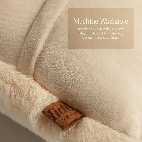 Vista 4 de UnHide Squish - Almohada lumbar, almohada rectangular de piel sintética extra suave 100% Polyester Fill, Machine Washable, Perfect for Living