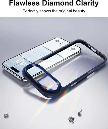 Vista 93 de HOOMIL Funda para iPhone 7 Plus/iPhone 8 Plus de 5.5 Pulgadas, sin amarillamiento, protección contra caídas, cubierta trasera dura transparente