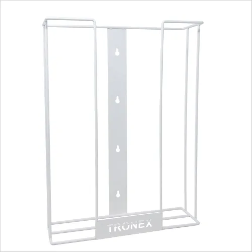Vista 3 de TRONEX Estante dispensador de guantes de montaje en pared triple con 3 alambres para guantes desechables y servilletas, organizador de metal