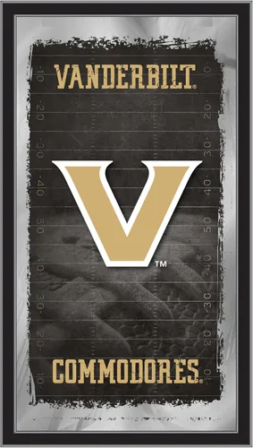 Vista 46 de Espejo de fútbol Appalachian State de 15" x 26" por Holland Bar Stool Company Appalachian State University
