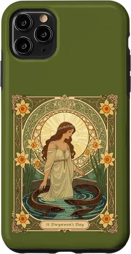 Vista 13 de Dwynwen's Well and Sacred Fish Case for iPhone 17