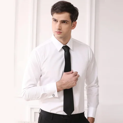 Vista 6 de HONEY BEAR Mens Shirt Cufflinks Working Watch Movement for Wedding Business Gift