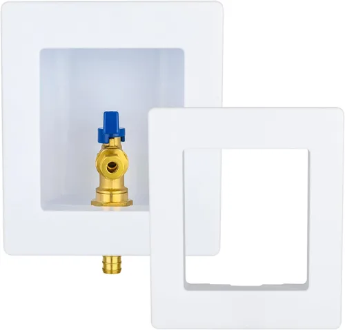 Vista 15 de Caja de salida para máquina de hielo con pararrayos de martillo de agua de acero inoxidable, entrada de sudor de 1/2 pulgada (MIP) y conexión