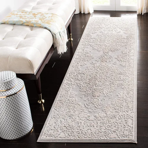 Vista 59 de SAFAVIEH - Alfombra decorativa de la colección Reflection - 2'3" x 3', color beige y crema, no desprende pelusa y fácil de limpiar, ideal