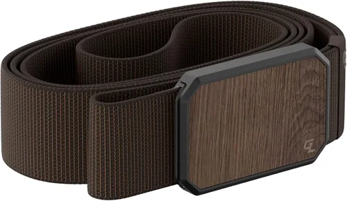 Vista 7 de Groove Life - Cinturón de nailon elástico para hombre con hebilla magnética de aluminio