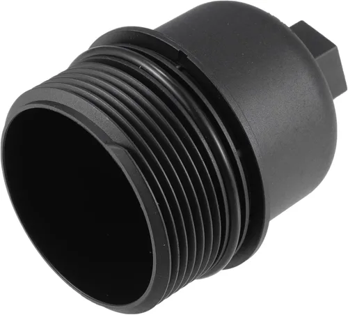 Vista 6 de X AUTOHAUX Cubierta negra del casquillo del filtro del motor del aceite del coche para Chrysler para Dodge para Jeep para Ram 68191350AA