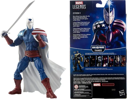 Vista 6 de Hasbro Marvel Legends Series Citizen V Marvel Comics - Figura coleccionable de 6 pulgadas
