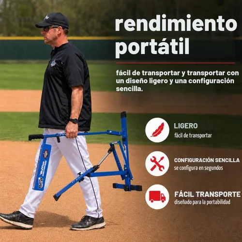 Vista 9 de Máquina de lanzamiento Louisville Slugger Blue Flame