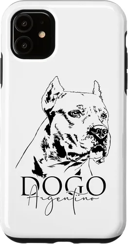 Vista 8 de Dogo Argentino Dog Portrait Dog Portrait Dogs Case for iPhone 17