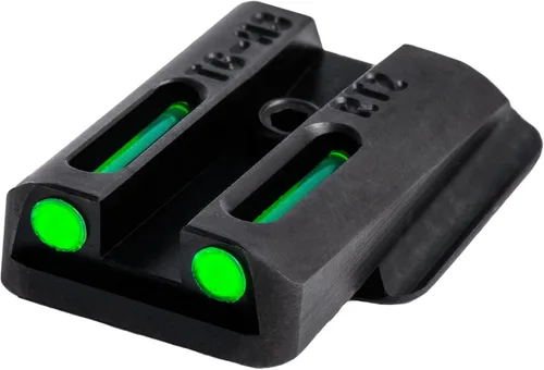 Vista 3 de TRUGLO TFO - Juego de mira de tritio y fibra óptica para pistola Mira nocturna brillante delantera y trasera duradera resistente a los enganches