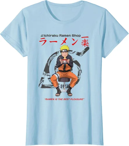 Vista 3 de Naruto Camiseta de anime Shippuden Ichiraku Ramen Shop Naruto Blanco