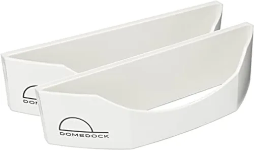 Vista 5 de Dome Dock The Original USA Made - Perchero y organizador compacto de sombreros para instalación en pared, capacidad para 20 sombreros, color negro