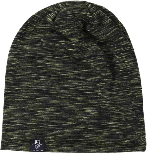 Vista 2 de VECRY Hombres Slouch Hollow Beanie Thin Summer Cap Skullcap