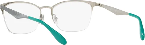 Vista 7 de Ray-Ban RX6345-2919 Eyeglasses SilverLight Green wDemo Lens 52mm