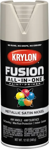 Vista 76 de Krylon Fusion - Pintura en aerosol adhesiva todo en uno para uso en interiores y exteriores, 12 onzas, vidrio de playa