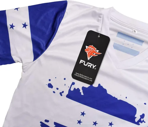 Vista 8 de Fury Camiseta de futbol de Honduras - Camiseta de fútbol Honduras - Camiseta de fútbol de Honduras HombresHombreMujerUnisex