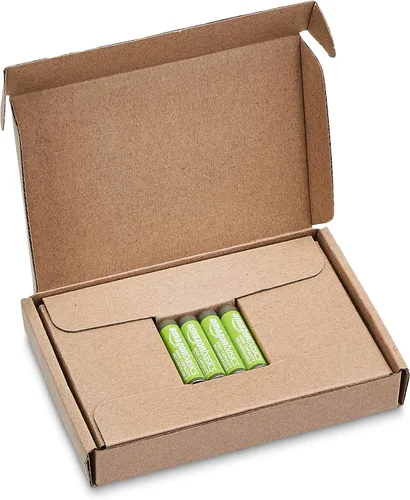 Vista 4 de Amazon Basics - Paquete de 4 pilas recargables AAA NiMH de alta capacidad de 850 mAh, 1.2V, recarga hasta 500 veces, precargadas