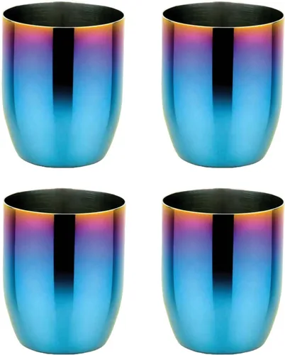 Vista 15 de Ahimsa - Taza de acero inoxidable para niños, diseñada por pediatras, tazas para niños pequeños con pulido premium para el entrenamiento con taza