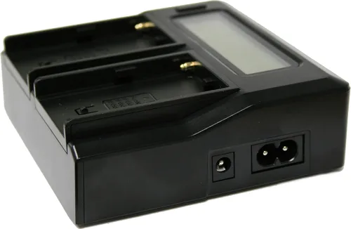 Vista 3 de Wasabi Power Cargador de batería LCD dual para Sony BC-U1 y Sony BP-U30, BP-U60, BP-U90