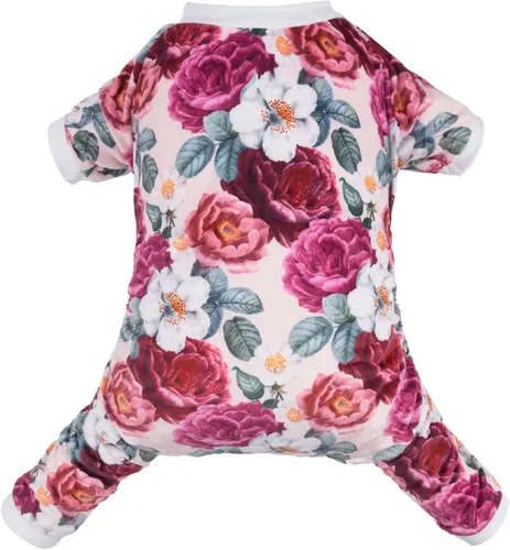 Vista 9 de CuteBone - Pijama mameluco de Navidad para perros, linda para vacaciones de invierno, P186XS