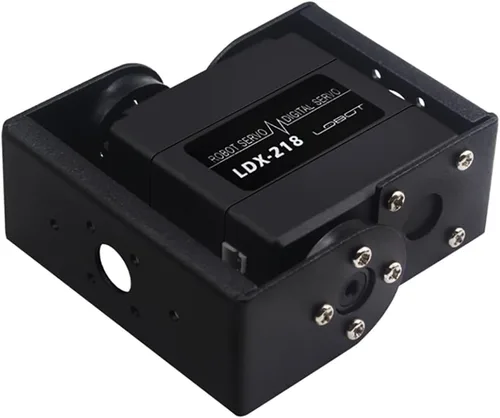 Vista 9 de LewanSoul LDX-218 Full Metal Gear Standard Digital Servo con rodamiento de bolas dual de alto par de 37.5 lbs para robot (ángulo de control 180)