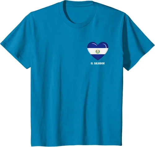 Vista 48 de Camiseta Bandera de El Salvador Camiseta salvadoreña, Negro