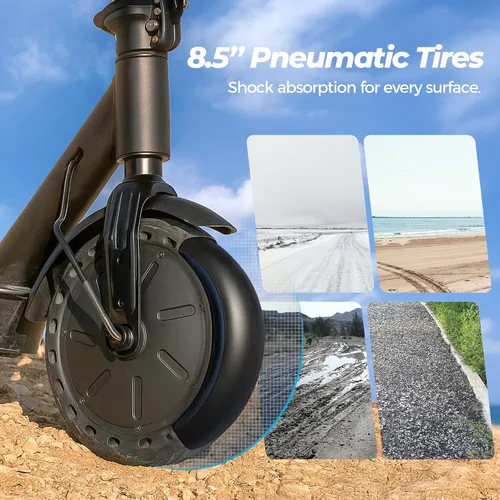Vista 6 de Patinetes eléctricos – Scooter eléctrico para adultos, motor de 500 W/1000 W/1500 W, 18/21/25 MPH máximo, rango de 21/28 millas, control