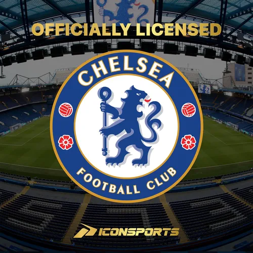 Vista 6 de Icon Sports Balón de fútbol oficial del Chelsea FC, CHL154BLT, color blanco, talla 3