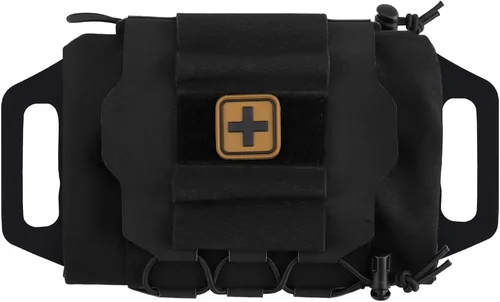 Vista 11 de Molle táctico bolsa de primeros auxilios sistema de dos piezas Micro Med kit senderismo bolsa de caza