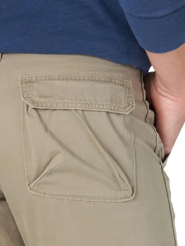 Vista 5 de Wrangler Authentics - Pantalón cargo de pierna recta y ajuste holgado para hombre