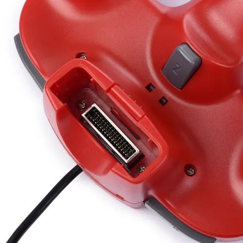 Vista 5 de Suily - Juego de 4 controladores clásicos de 64 mandos para 64 Plug & Play (versión USB no PC) (negrogrisrojoazul)