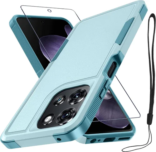 Vista 62 de Funda compatible con Moto G 5G 2024, cuerpo completo, resistente, resistente, a prueba de golpes, con correa de cordón, protector de pantalla