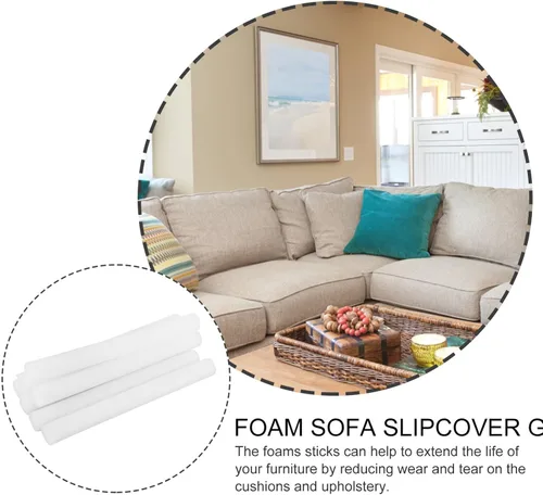 Vista 3 de OSALADI 14 piezas de varillas de espuma de agarre para sofá, agarres para meter fácil instalación, funda de muebles reutilizable, tiras de espuma
