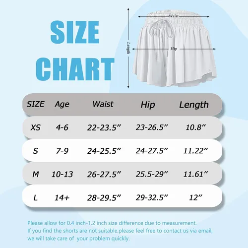 Vista 5 de Pantalones cortos fluidos de mariposa para niños con bolsillo 2 en 1, pantalones cortos deportivos para correr, entrenamiento activo