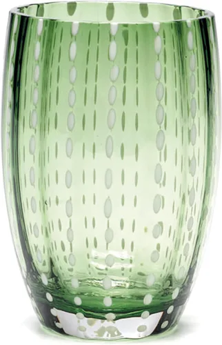 Vista 15 de Zafferano Perle - Vaso de cristal ámbar de 11 oz (juego de 2)