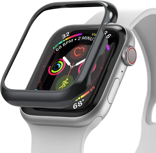 Vista 2 de Ringke Estilo de bisel [elegante marco de acero inoxidable] compatible con Apple Watch Series 6, 5, 4, SE (2020), SE (2022), funda de 1.575