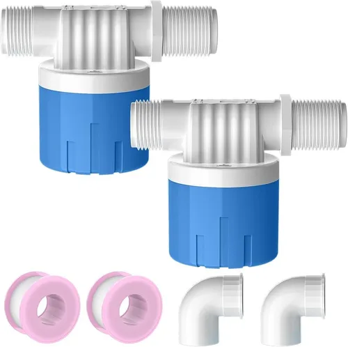 Vista 3 de 1 paquete de 1/2 válvula de flotador para tanque de agua, válvula de flotador de agua Aquapulse automática de control de nivel de agua Aqua Pluse