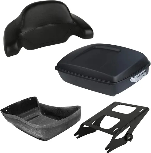 Vista 9 de Kit de Equipaje de Maletero Recortado Negro Vívido + Almohadilla de Respaldo Envolvente + Bastidor de Montaje de Maletero + Forros Compatible