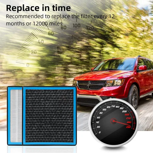 Vista 7 de CF11182 - Filtro de aire de cabina con carbón activado, repuesto para Honda Odyssey 2018-2024 CR-V 2017-2024 CIVIC 2016-2024 Acura RDX 2019-2024