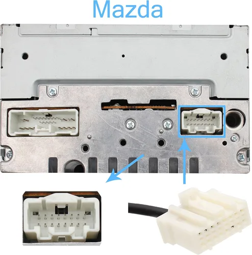 Vista 5 de Kit Bluetooth para coche, estéreo USB AUX de 0.138 in, adaptador Bluetooth manos libres inalámbrico para Mazda RX8 3 5 6 CX7 MPV MX-5 Tributo