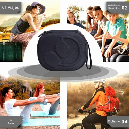 Vista 2 de Funda para auriculares JBL Tune 780NC/770NC/530BT/730BT/720BT/670NC 1. Exterior negro + gris