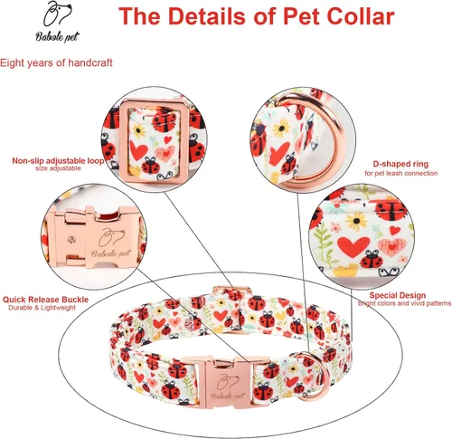 Vista 311 de Collar para perros del 4 de julio, collares patrióticos azules para cachorros y perros pequeños, ligero y ajustable 1776 collares para cachorros