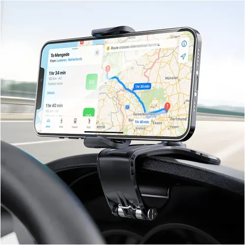 Vista 7 de Soporte para teléfono de automóvil, espejo retrovisor para salpicadero, rotación de 360 grados, ultra estable y antideslizante, compatible